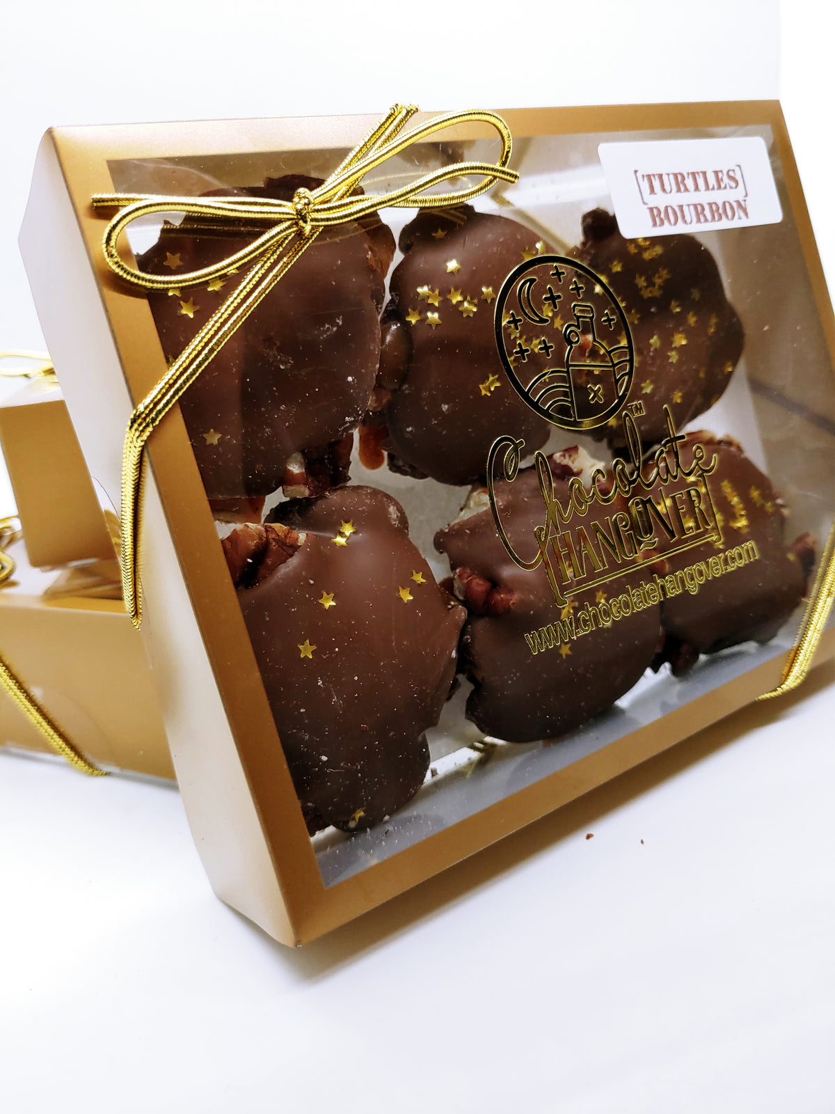 Bourbon Pecan Turtles- 8oz