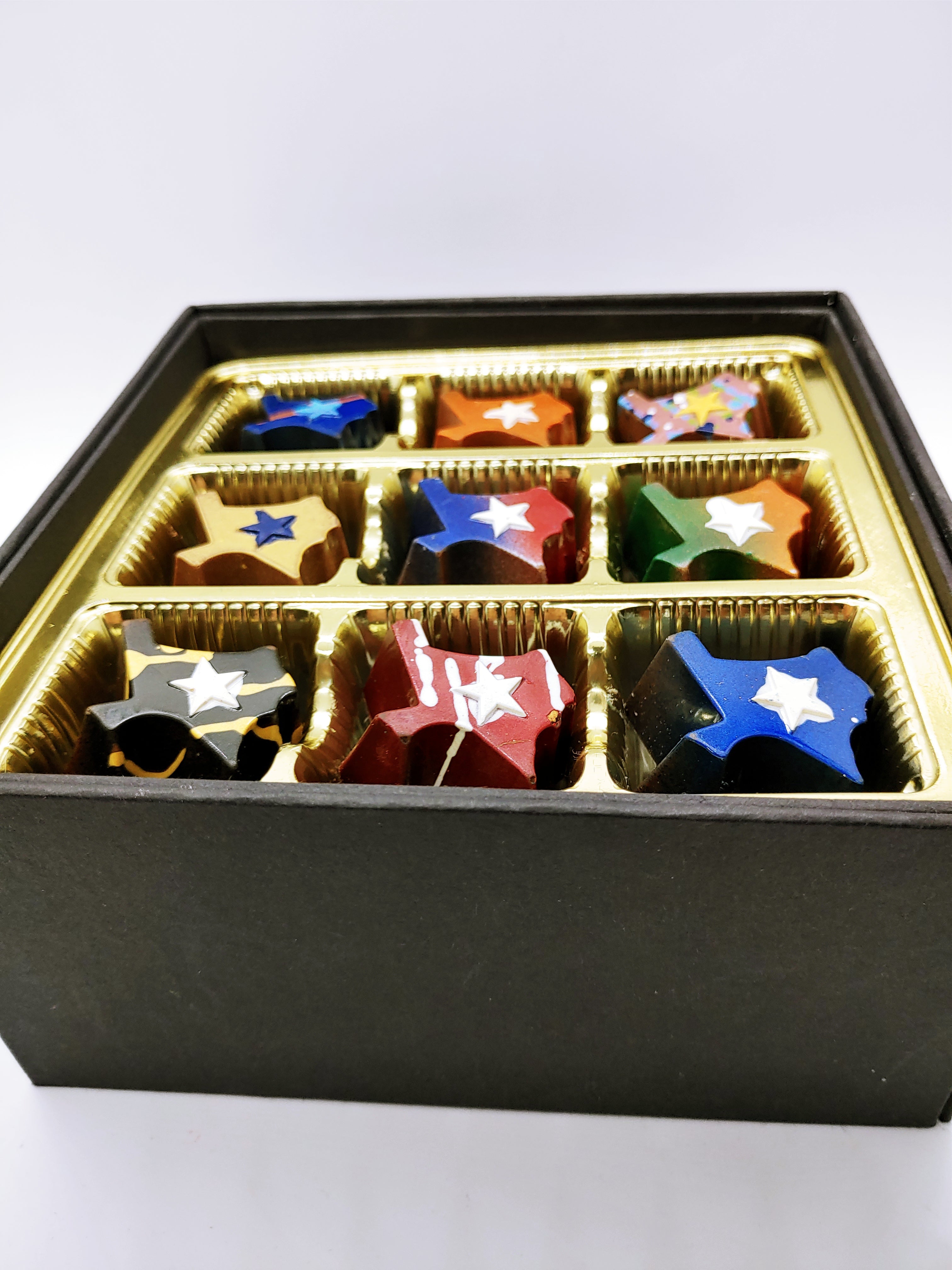 2 Tier Gift Tower-9 Texas Truffles & 8oz Texas Toffee Collections