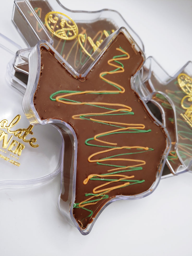 Texas Dubai Pistachio Bar in Texas-shaped Gift Box